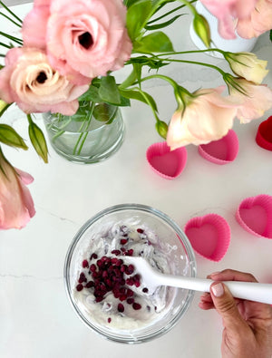 Chocolate Strawberry Frozen Yogurt Bites