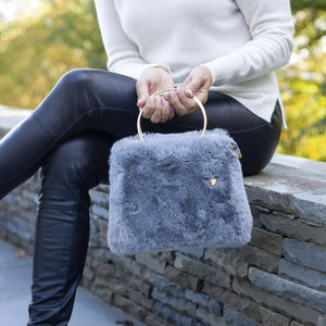 Faux Fur Purse